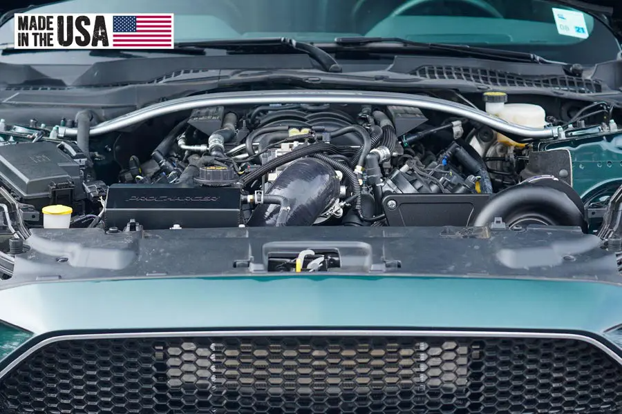 ProCharger 2018-23 Mustang GT, C/S, Mach 1 & Bullitt (5.0) Stage 1 Intercooled System With Factory Airbox And P-1SC-1 (shared Drive) 1FW613-SCI