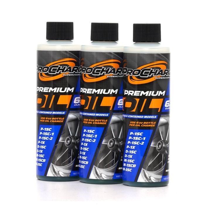 ProCharger P1SC/D1SC Oil, 6oz Bottles, 3 Pack ME001G-001