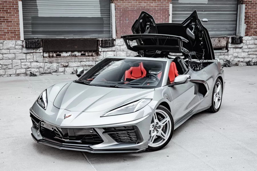 ProCharger 2020-25 Corvette C8 Convertible Stage II Intercooled System With P-1SC-1 1KC612-SCI