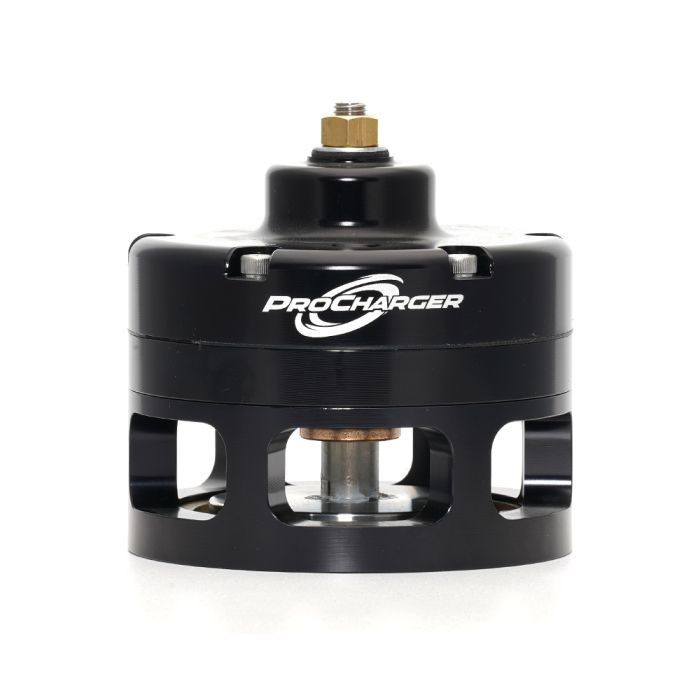 ProCharger Race Bypass Valve - Open - Black W/Steel Flange 3FASS-008B